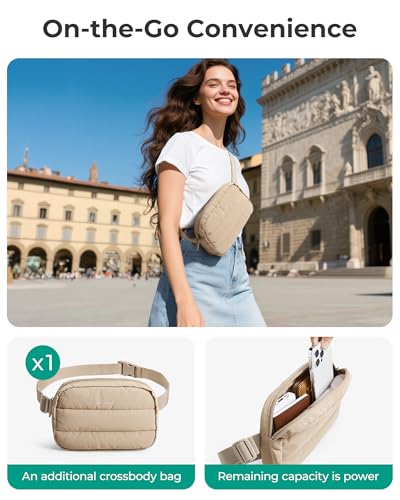 BAGSMART 35L Travel Backpack for Women, 17.3" Carry-On Personal Item | Flight Approved, 180° Opening, Wet/Dry Pocket, Free Crossbody Bag, Shoe Compartment, Luggage Sleeve, Water Resistant - color: Desert