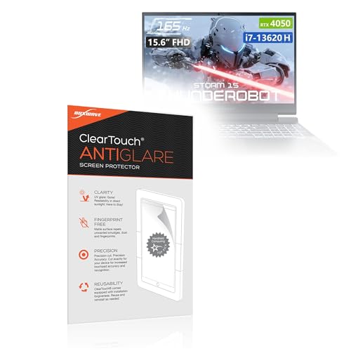 BoxWave Screen Protector Compatible With Thunderobot Storm 15 Gaming Laptop (15.6 in) - ClearTouch Anti-Glare (2-Pack), Anti-Fingerprint Matte Film Skin
