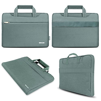 IBENZER Compatible with MacBook Pro 13 Inch Case 2015 2014 2013 end 2012 A1502 A1425, Hard Shell Case with Bag & Keyboard Cover & Screen Film for Old Version Mac Pro 13, Quetzal Green, R13-QUGN+3SP - color: Quetzal Green
