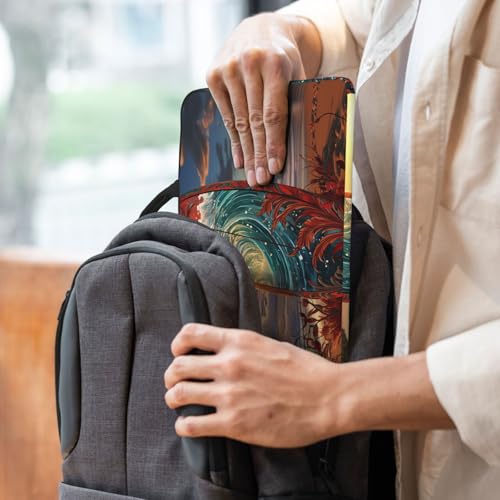 14 inch Laptop Sleeve with Handle Shockproof Laptop Bag Waterproof Computer Cover Bag Colorful Surfboard Briefcase