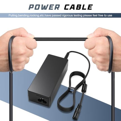 Fancy Buying 65W Charger Ac Adapter for Dell Laptop Charger Compatible with Latitude Vostro Inspiron15 Charger HA65NS5-00 Supply Cord 2 in 1 Round Tip Replacement (4.5x3.0mm and 7.4x5.0mm)