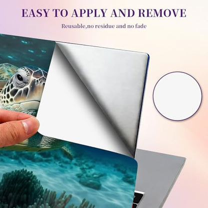 Laptop Skin Sticker Laptop Cover for 12" 13" 13.3" 14" Laptop Stickers,Reusable Skin Sticker Cover Personalized Art Waterproof & Scratch-Resistant Protector Case,Sea Turtle - color: Sea Turtle