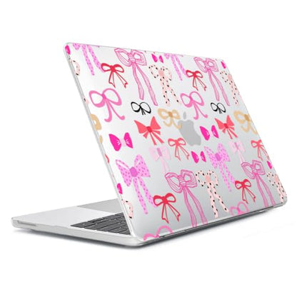 Compatible with MacBook Neo Case 13 inch 2026 Release A3404 with A18 Pro Chip, Anti-Crack & Scratch Protective Hard Shell Case & Keyboard Cover & Screen Protector & Webcam Cover, Bowknot - color: Bowknot