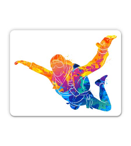 Skydiving - 5" Vinyl Sticker - for Car Laptop I-Pad - Waterproof Decal - size: 5"