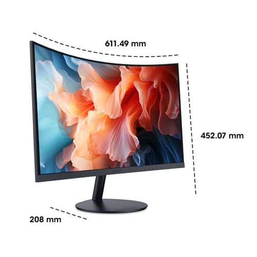 KOORUI 27 Inch Curved Computer Monitor, FHD 144Hz VA 1500R Office Monitor | 99% sRGB, Eye Care TÜV Rheinland Certified, HDMI/VGA, Tilt Adjustable, Bedroom Setup, Study and Home Office - size: 27inch 144Hz/FHD/Curved