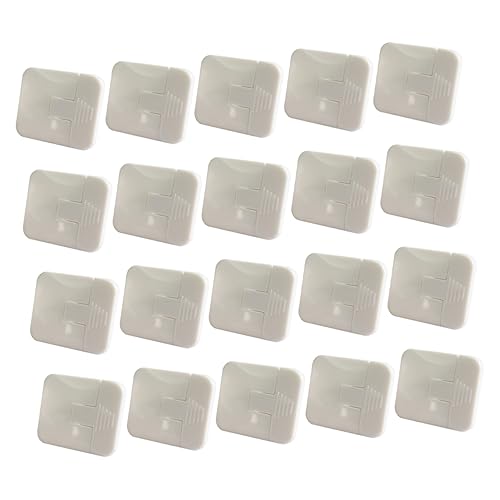 Housoutil 50Pcs USB Cover Caps Outlet Covers for Boy Girl Safety Anti-dust Plug Protector with Hidden Pull Tab for Easy Use Electrical Protection White