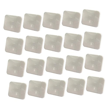 Housoutil 50Pcs USB Cover Caps Outlet Covers for Boy Girl Safety Anti-dust Plug Protector with Hidden Pull Tab for Easy Use Electrical Protection White