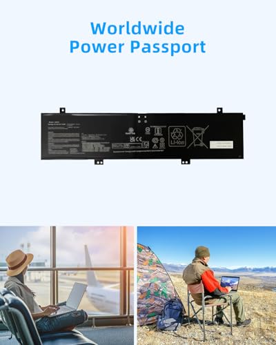 76Wh C41N2101 0B200-04110100 Laptop Battery Replacement for Asus for ROG Zephyrus G14 GA402 GA402R / for Zenbook Pro 14 Duo OLED UX8402ZA /for VivoBook Pro 15X OLED K6501ZM 15.48V High performance - style: C41N2101