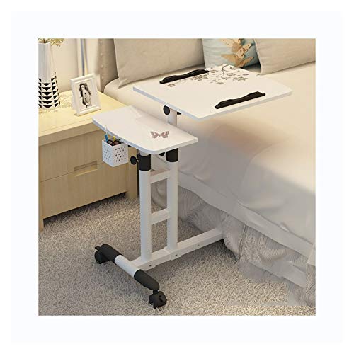 GaRcan Overbed Table Wheels The Sofa Overbed Table Rolling Table Tilting Overbed Table with Wheels Rolling Laptop Table Overbed Desk Rolling Laptop Stand Over Bed Desk