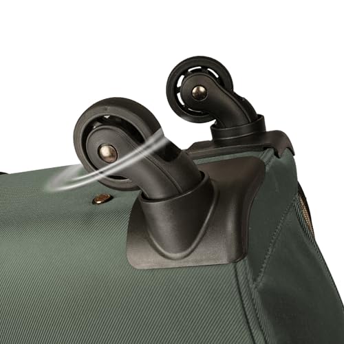 Kenneth Cole REACTION Chelsea Chevron Quilted Luggage, Olive, Underseater, 17-Inch Carry On - color: Olive, size: 17-Inch Underseater