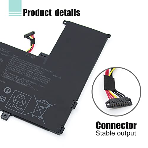 B41N1532 Laptop Battery Replacement for Asus Q504U Q504UA Q504UAK Q534UA Zenbook Flip UX560 UX560UA UX560UAK UX560UA-FZ015T Q504UA-BBI5T12 BHI5T13 BI5T26 Series 0B200-02010100 (15.2V 50Wh) - size: 10.55*2.87*0.43inch B41N1532