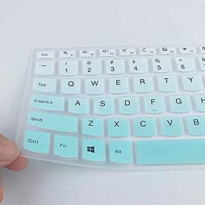 MUBUY Keyboard Cover for Lenovo IdeaPad 3 15 15.6 17.3 |Lenovo Yoga C740 C940 15.6 |Lenovo Ideapad 320 330 330s 340s 520 S540 720s 130 S145 L340 S340 V330 V130 |ThinkBook 15 -Mint Green - color: MintGreen