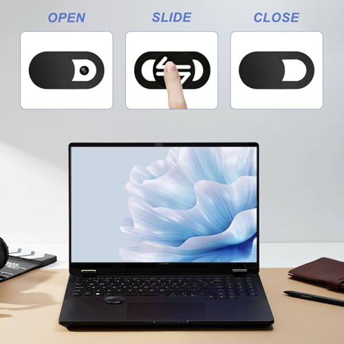 Webcam Cover for Laptop Camera Cover Slide,Camera Blocker Camera CoverSlide | 20 PCS Ultra Thin Phone Camera Covers for Laptops, Compatible with MacBook iMac iPad MacBook Pro Computer Laptop
