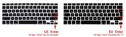 HRH Ombre Grey Silicone Keyboard Skin Cover for iMac Wired USB Full Size Keyboard with Numeric Keypad A1243(G6 MB110LL/B and MB110LL/A) - color: Ombre Gray