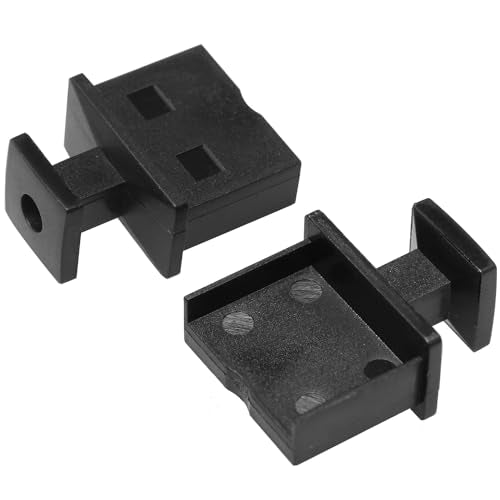 16PCS Dustproof Cover USB Port Dust Plug with Handle PE Heat Resistant Material Dust Cap Female Port Dust Protector Black