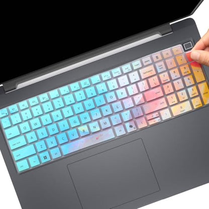 Keyboard Cover for 16" Dell Pro 16/Pro 16 Plus/Pro Max 16 PB16250 PB16255 PC16250 PC16255 MC16250 MC16255 & Pro Max 18 Plus MB1825 (NOT FIT Pro 16 Premium, Dell Pro 3/5/7 16")-Stylish Colorful - color: Colorful