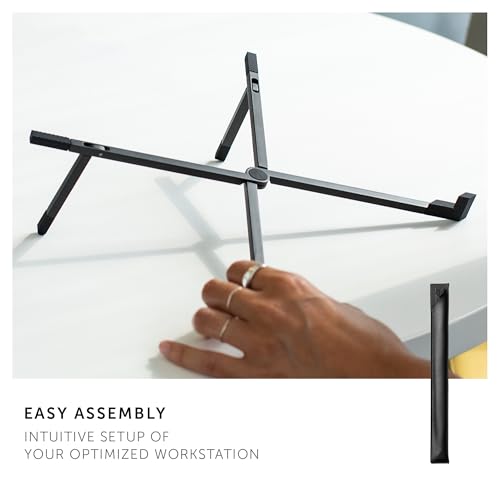 Native Union Fold Laptop Stand – Ultra-Slim Foldable & Portable Laptop Stand – Ergonomic & Optimized Viewing Angle – for 13 to 16 Inch MacBooks & Laptops, 10 to 16 Inch iPads & Tablets (Sandstone)