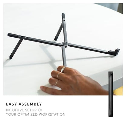 Native Union Fold Laptop Stand – Ultra-Slim Foldable & Portable Laptop Stand – Ergonomic & Optimized Viewing Angle – for 13 to 16 Inch MacBooks & Laptops, 10 to 16 Inch iPads & Tablets (Sandstone)