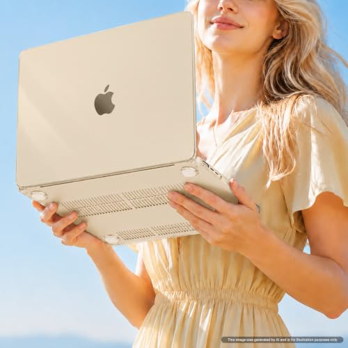 MOSISO Compatible with MacBook Air 15 inch Case M5 2026 M4 M3 M2 2025-2023 | A3448 A3241 A3114 A2941, Scratch-Resistant Protective Hard Shell Case&Keyboard Cover&ScreenFilm&Pouch,Crystal Starlight - color: Crystal Starlight