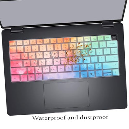 Keyboard Cover for 2026 2025 Dell Pro 14 PC14250/14255,Pro 14Plus PB14250/14255,Pro 14Max MC14250/14255 14 inch Laptop (NOT FIT Dell Pro 14 PA14250) US Protective Keyboard Skin-Colorful - color: Colorful