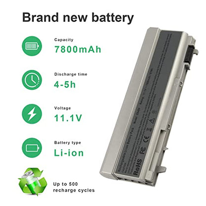 Fancy Buying 9 Cell Laptop Battery Replace for Dell Latitude E6400 E6410 E6500 E6510 MP490 4m529 pt434 ky265 312-0749 4N369 MP303 – High Performance - size: 7.28*3.12*0.94inch E6400