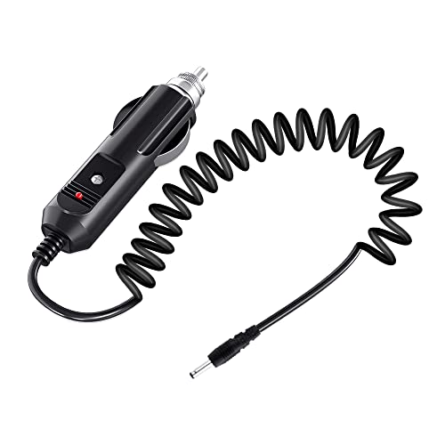 Car Charger Compatible with TaoTronics LED Desk Lamp TT-DL16 TT-DL13 TT-DL01 TT-DL02 TT-DL11 TT-DL22 TT-DL17N Power Adapter 18AWG Cord Supply