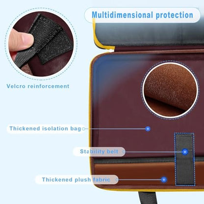 Slim Expandable Laptop Case 15.6 Inch Sleeve Upgraded Protective Durable Recycled Carrying Case Compatible with MacBook 15" & 16" and Most 15" 15.6" 16" Notebook,BK01YL01 - color: Bk01yl01, size: 15.6"