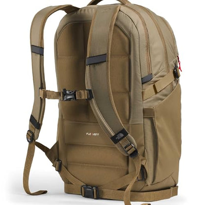 The North Face Router Everyday Laptop Backpack - Daypack, Water Repellent, Laptop Sleeve, Reflective Details, Cedar/Lava Red, One Size - color: Cedar/Lava Red, size: One Size