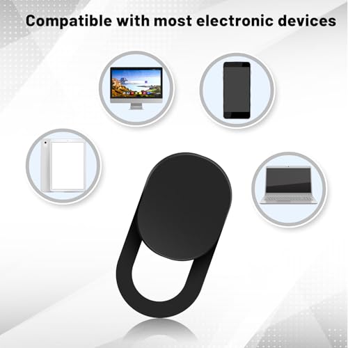 50Pcs Webcam Cover Slide, Phone Camera Cover, Cameras Blocking Stickers Front Cameras Covers for Phone, Camera Privacy Covers Fits Most Laptop, Desktop, Phones