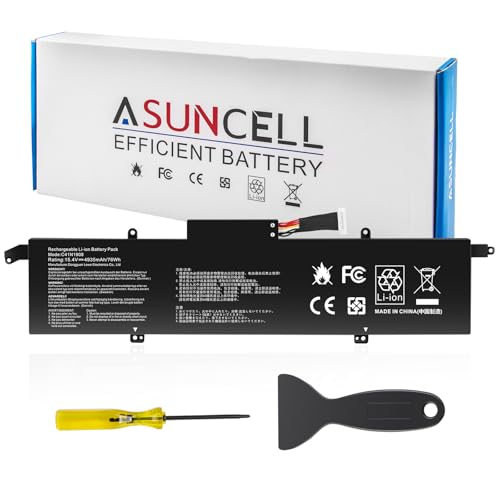 ASUNCELL C41N1908 Battery Replacement for Asus ROG Zephyrus G14 GA401II GA401IV GA401IH GA401IU GA401IV GA401IV-BR9N6 GA401Q GA401QH GA401QM - size: 11.4*5.98*0.2inch C41N1908