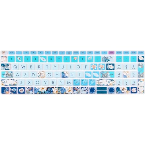 Silicone Keyboard Cover for 15.6" HP ProBook 450/455/650 G8 G9 G10, HP Zbook Power G8 G9,Peony - color: Peony