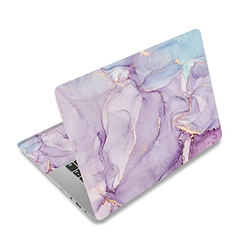 ArtSo Laptop Skin Sticker Decal, 12" 13" 13.3" 14" 15" 15.4" 15.6 inch Laptop Universal Netbook PC Notebook Vinyl Reusable Skin Sticker Cover Art Case Protector Personalized,Purple Blue Marble - color: Purple Blue Marble