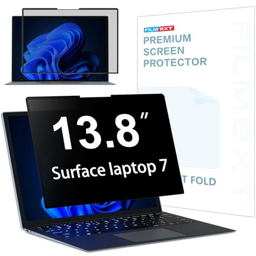 Privacy Screen for Microsoft Surface Laptop 13.8 inch 7th Gen | Model 2036 / 2107, Anti-Spy Filter Anti-Glare (for Surface Laptop 7th 13.8" Privacy Screen Protector 2024) - size: Surface Laptop 7th 13.8" Privacy