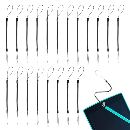 20PCS Pen Leash for Clipboard - Anti-Lose Elastic Tether, Plastic Retractable Coil Strap, Stylus Lanyard for Touchscreen, Clipboard Pen Leash & Coil Set - color: 20-PACK