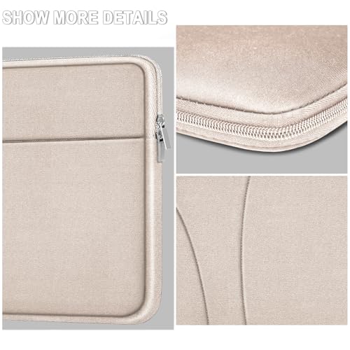 Laptop Case 14 inch, Slim Traveling Laptop Sleeve Cover with Zippered Pocket, Shockproof Protective Carrying Briefcase Computer Bag for 14" MacBook Air/Pro, HP, Dell, Lenovo, Acer, Light Pink - color: Light Pink, size: 14 inch