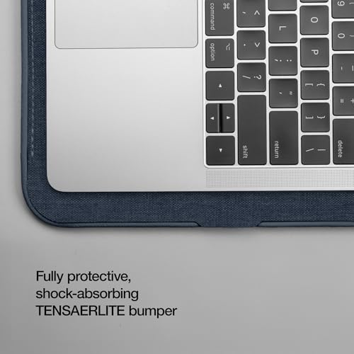 Incase ICON Sleeve with Woolenex - MacBook Air 13 inch Case - M5 2026, M4 2025, M3 M2 2024-2022 - Fitted MacBook Case, Laptop Sleeve, Hard Cover, Durable, Lightweight - Heather Navy - color: Heather Navy
