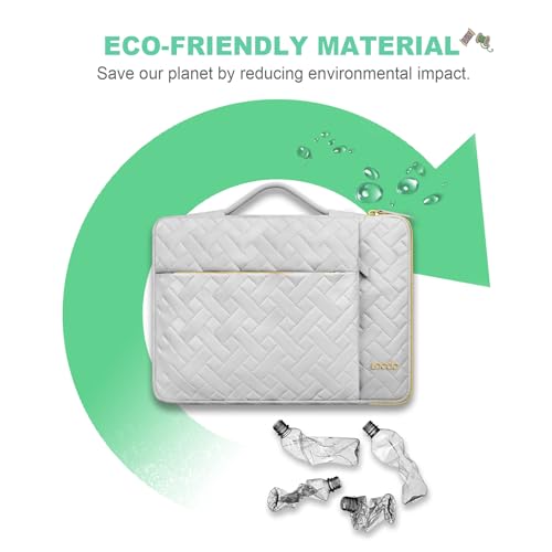Lacdo 360° Protective 14 Inch Laptop Sleeve Case for HP Lenovo Dell ASUS Acer Chromebook 14 / HP Stream 14 / Dell Inspiron 14 / Lenovo IdeaPad 14 / Acer Spin/ASUS ZenBook Computer Bag, Space Gray - color: Space gray, size: 14 Inch