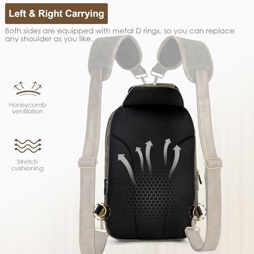 Canvas Messenger Bag Sling Bag Crossbody Shoulder Bag for Men Women Travel Work Satchel Bags - color: Green-a