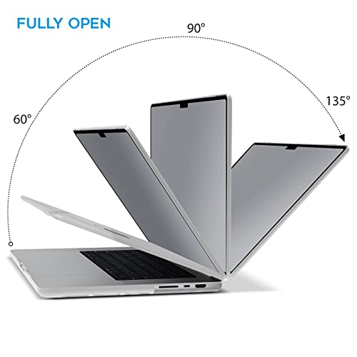 IBENZER Compatible with MacBook Pro 14 Inch Case 2026 2025 2024 2023 2022 M5 M4 M3 M2 M1 A3434 A3112 A3185 A3401 A2918 A2992 A2779 A2442 Mac Pro/Max,HardShellCase&KeyboardCover,CrystalCLR,T14CYCL+1 - color: Crystal Clear, size: For Macbook Pro 14" with To