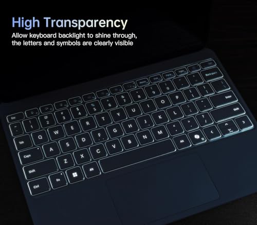 CaseBuy Premium Keyboard Cover for Microsoft Surface Laptop(2025) Copilot+ PC 13" Snapdragon X Plus, Surface Pro 2-in-1 Laptop/Tablet(2025) 12", Ultra Thin High Transparency TPU Keyboard Skin - size: Surface Laptop/Pro 2-in-1 13/12 inch (2025)