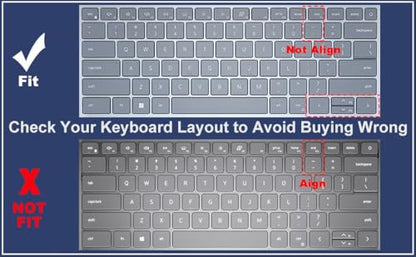 Keyboard Cover for Dell 14 Plus DB04250 DB04255 DB14250 DB14255,Dell Inspiron 14 5440 7441 7440 7445 14" & Inspiron 16 7640 16" Laptop US Layout (Not Fit:Dell 14S & 14 DA14250 Premium) -Clear - color: Clear
