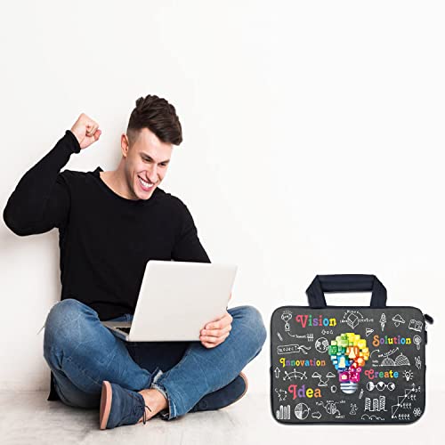 AMARY14 15 15.4 15.6 inch Laptop Handle Bag Computer Protect Case Pouch Holder Notebook Sleeve Neoprene Cover (Idea) - color: Idea