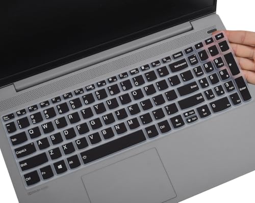 Keyboard Cover for Lenovo Yoga 7i 2-in-1 15.6, 16" /Lenovo V15 G4 (2024), G3, G2, ideaPad 1 1i /IdeaPad Slim 3 3i 5 5i 15.6" 16"/ ideaPad 5 5i 15.6 / IdeaPad 3 3i 15.6 / ThinkBook 15 G4 G3 15p Skin - color: Black