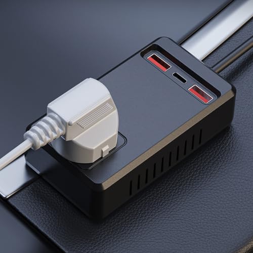 Car Charging Inverter 150W 4 Intelligent USB Ports For Laptops Phones Essential