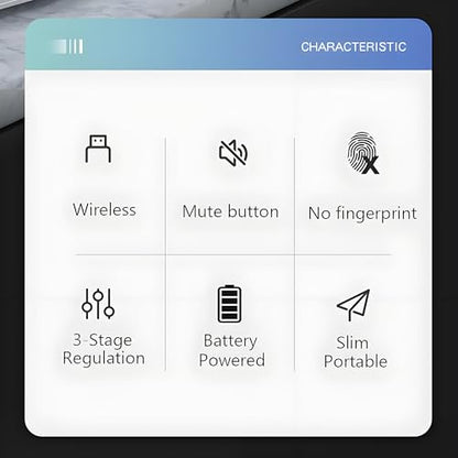 Battery Wireless Mouse, 2.4G Noiseless Mouse with USB Receiver - Slim Portable Computer Mice, 3 DPI Quiet Silent Optical Laptop Mice for PC, Tablet, Laptop Notebook Computer- Silver - color: Silver 03