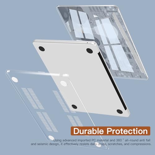 CISSOOK Compatible with MacBook Air 13 inch Case M2 M3 M4 M5 | A3449 A3240 A3113 A2681, 5in1 Set Hard Shell Case Keyboard Cover for MacBook Air 13.6 inch 2022 - 2026,Creative Bulb - color: Air13.6inch-Creative Bulb