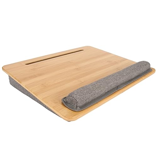 Laptop Desk, Portable Lap Table, Lightweight Tablet Slot Holder, Comfortable Tilt Angle, Durable, Water