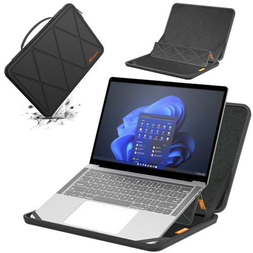 Smatree MS35 Hard Protective Case with Stand for 13.3" HP Elite x360 830 | Compatible for 13.3 inch HP Elite x360 830/830 G11 2-in-1, for HP Envy X360 13, for EliteBook 830/835 G11/G10/G9 - color: MS - Black, size: For 13.3 inch Elite x360/EliteBook (MS35
