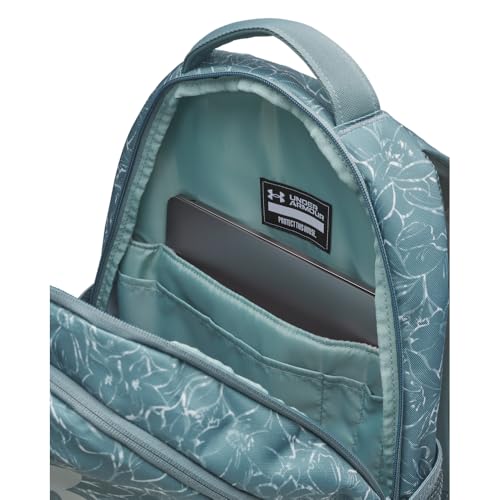 Under Armour Unisex Hustle 6.0 Backpack, Jasper Blue/Jasper Blue/Serpentine - color: (587) Jasper Blue / Jasper Blue / Serpentine, size: One Size