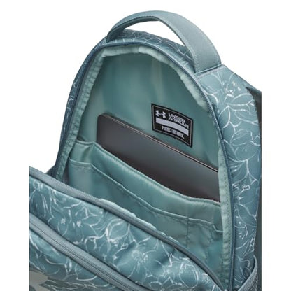 Under Armour Unisex Hustle 6.0 Backpack, Jasper Blue/Jasper Blue/Serpentine - color: (587) Jasper Blue / Jasper Blue / Serpentine, size: One Size